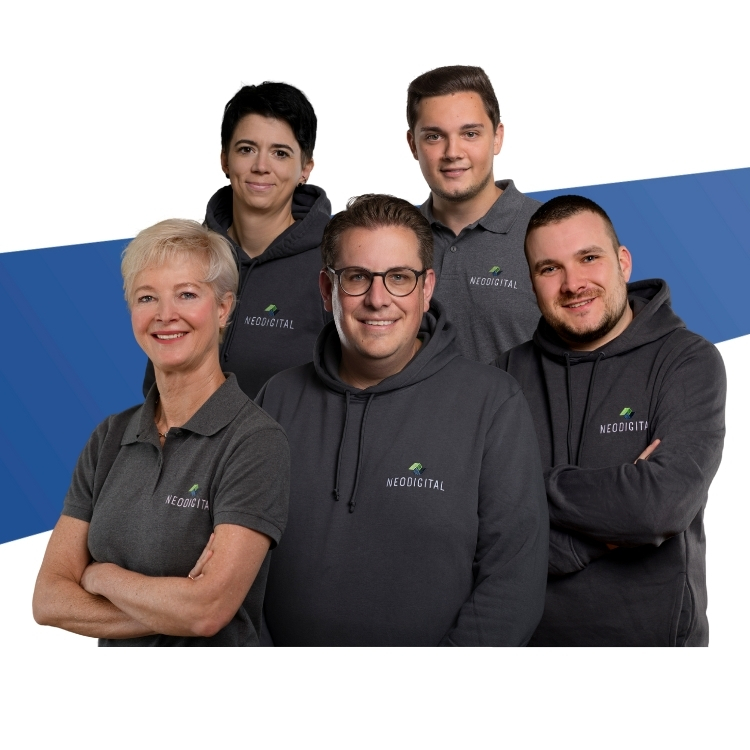 Abbildung des Vertriebsteams der Neodigital