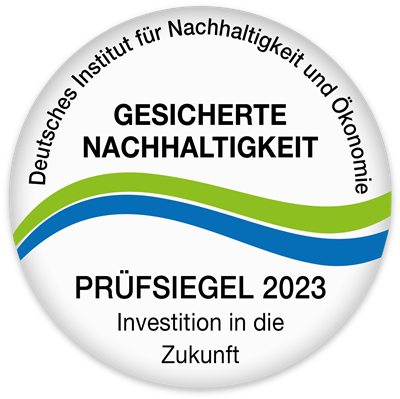 Siegel für Nachhaltigkeit 2023